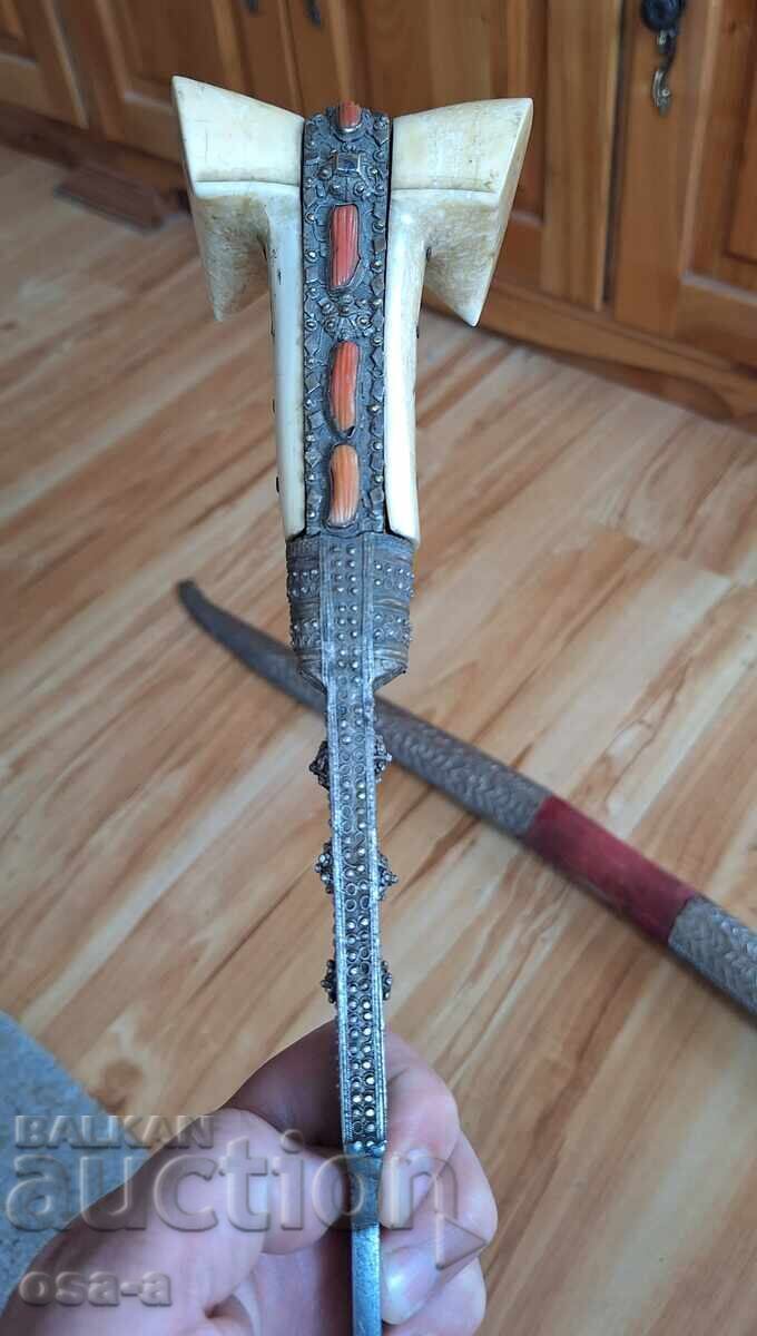 Delivery of Yatagan karakulak kama knife blade saber