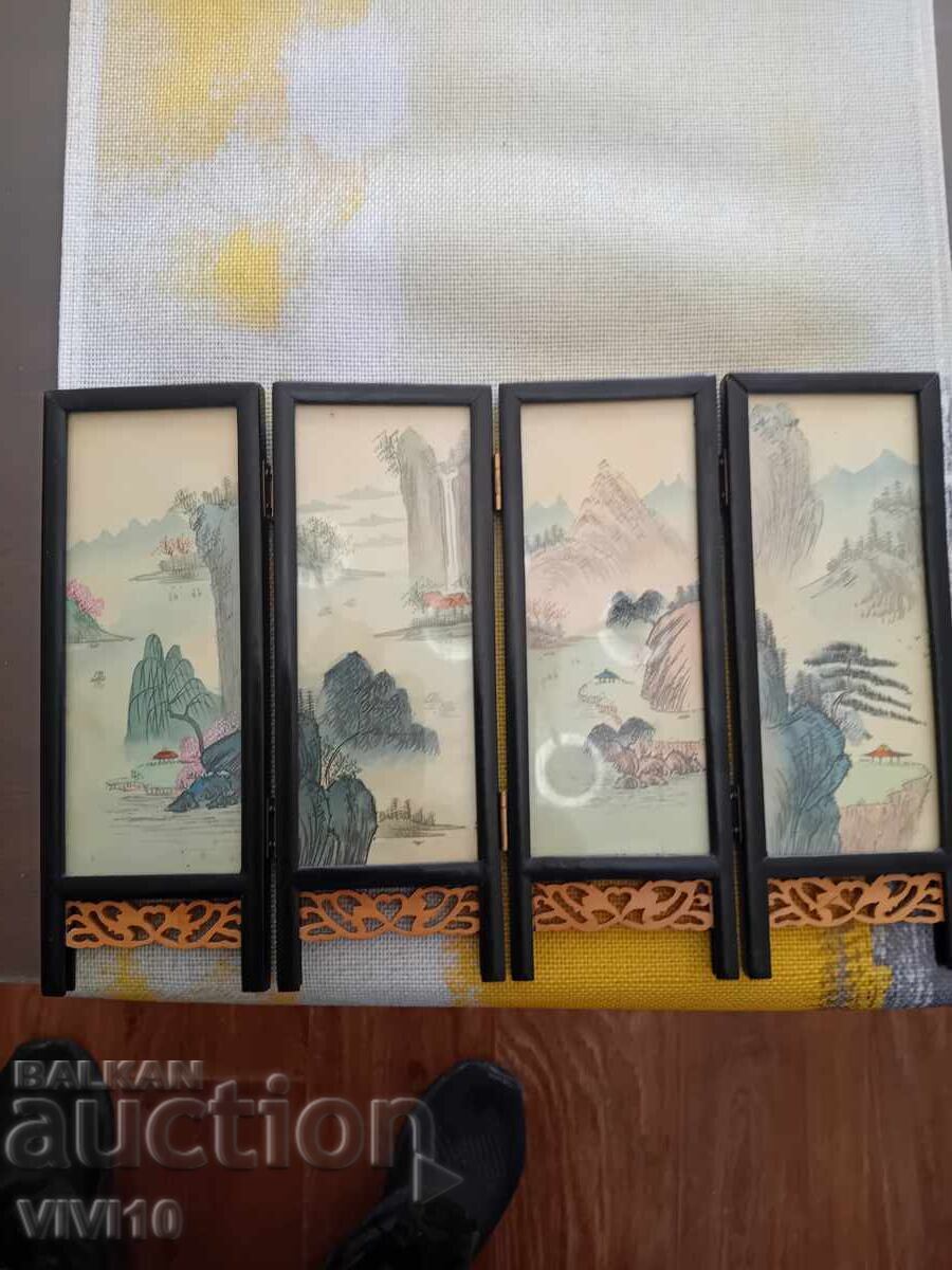 Auction Mini Chinese Screen Auction Mini Chinese Screen