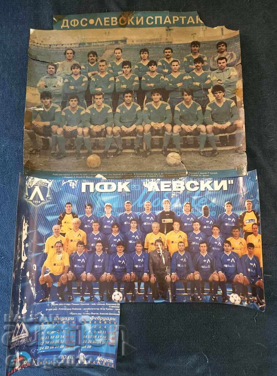 Календари на Левски за 1989 и 2000 години Календари на Левски за 1989 и 2000 години