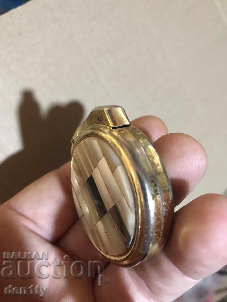 Παλιό αναπτήρας Zenith με μαργαριτάρι και αυθεντικό κουτί - 6