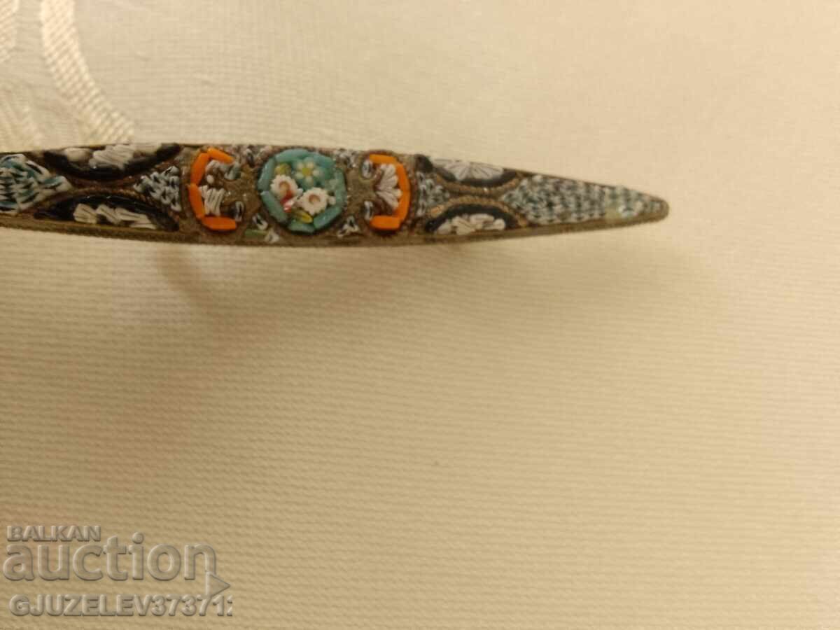 Δημοπρασία Αυθεντική παλιά καρφίτσα, χειροποίητη από λουλούδια