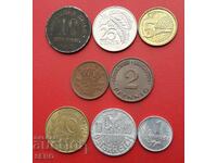 Mixed lot of 8 coins