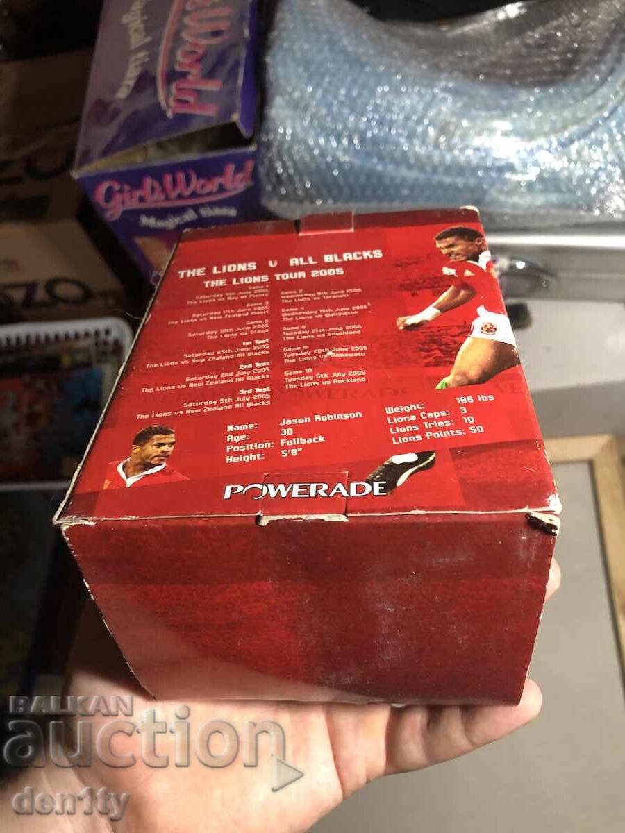 Licitație Figurină de rugby British Lions figurină elastică