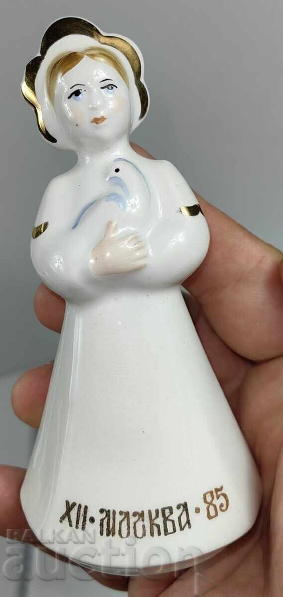 1985 ΜΟΣΧΑ ΡΩΣΙΚΗ ΠΟΡΣΕΛΑΝΙΝΗ ΦΙΓΟΥΡΑ ΦΙΓΟΥΡΙΝΙ ΣΗΜΑΝΣΗ