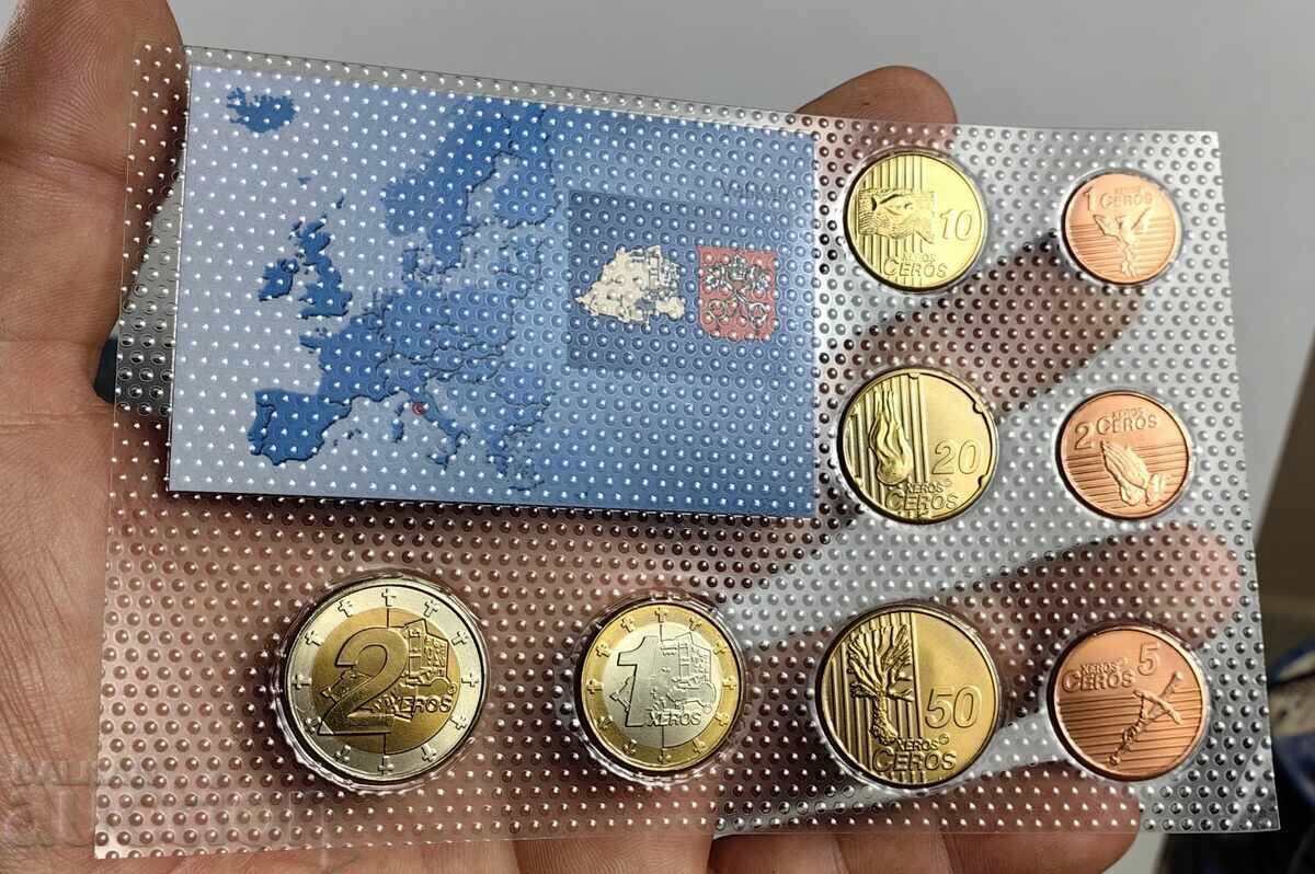 ΣΕΤ ΔΟΚΙΜΑΣΤΙΚΩΝ ΤΕΣΤ ΕΥΡΩ ΝΟΜΙΣΜΑΤΩΝ ΒΑΤΙΚΑΝΟΥ - 7 ΣΕΤ ΔΟΚΙΜΑΣΤΙΚΩΝ ΤΕΣΤ ΕΥΡΩ ΝΟΜΙΣΜΑΤΩΝ ΒΑΤΙΚΑΝΟΥ - 7