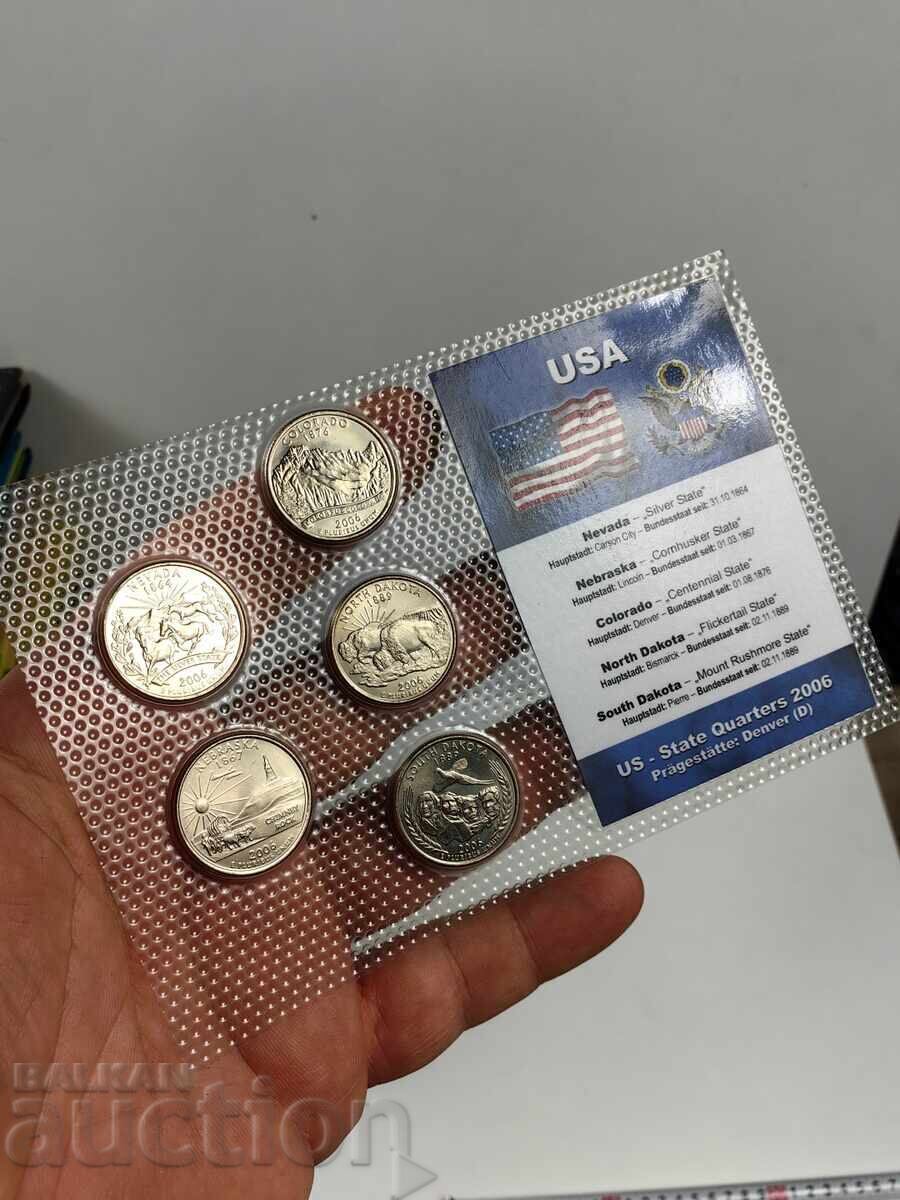 ΣΕΤ ΑΜΕΡΙΚΑΝΙΚΩΝ ΝΟΜΙΣΜΑΤΩΝ Η.Π.Α