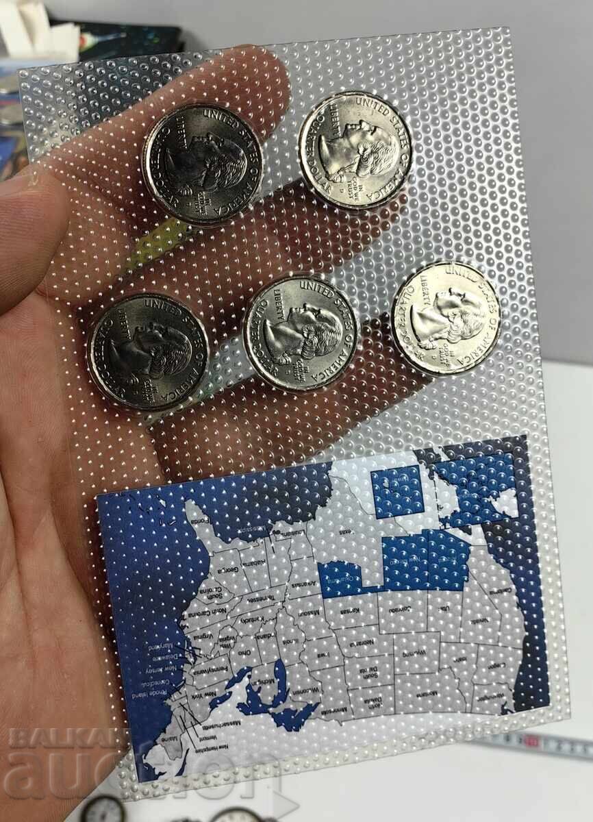 ΣΕΤ ΑΜΕΡΙΚΑΝΙΚΩΝ ΝΟΜΙΣΜΑΤΩΝ Η.Π.Α - 6
