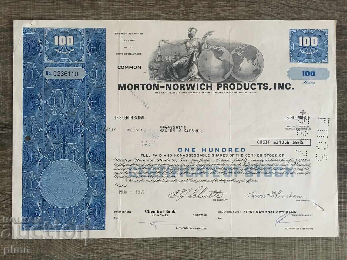 Certificate Action 1971 USA Certificate Action 1971 USA