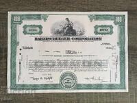 Certificat Acțiune 1970 SUA