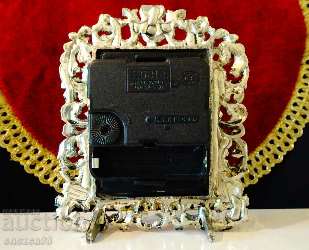 Επιτραπέζιο ρολόι Lori Argenti Ασημένιο στεφάνι. - 7