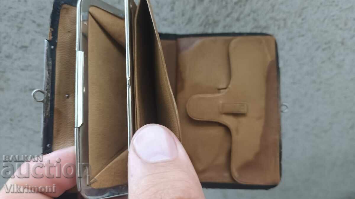 Argint 925, piele, Portofel, Art Deco, Birmingham, portofel, Anglia cu preț 75.00 BGN | € 38.35 Argint 925, piele, Portofel, Art Deco, Birmingham, portofel, Anglia cu preț 75.00 BGN | € 38.35