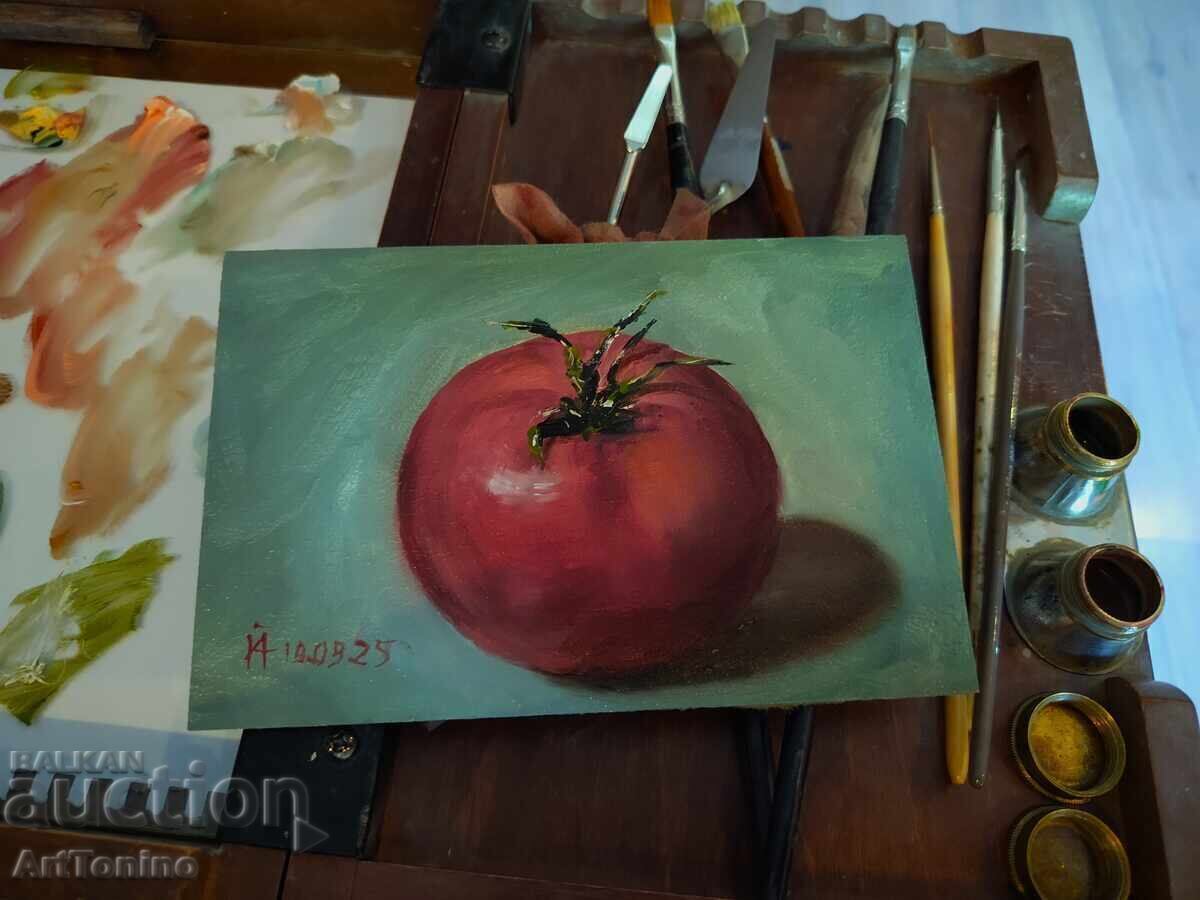 Tablou în ulei - Natură statică - Roșii - Anton Iordanov Tablou în ulei - Natură statică - Roșii - Anton Iordanov