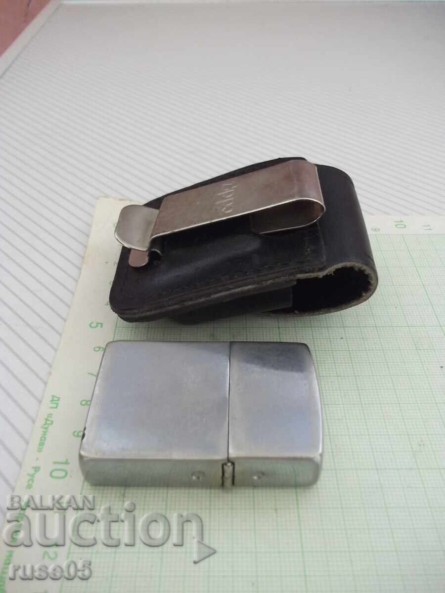 Delivery of Zippo Lighter and Zippo Lighter Case Brown with Clip
