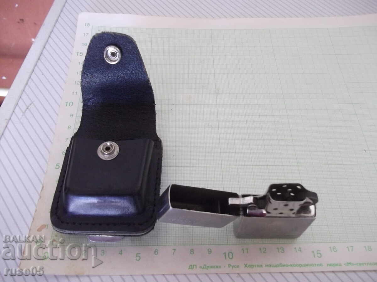 Zippo Lighter and Zippo Lighter Case Brown with Clip - 6