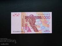 WEST AFRICAN STATES 1000 FRANCS - CONGO 2003 NEW UNC