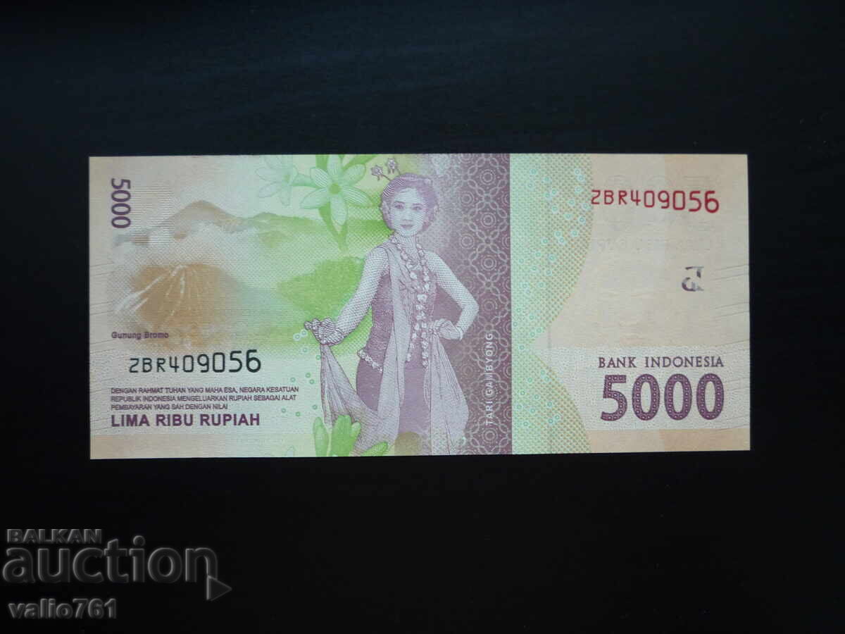 ИНДОНЕЗИЯ 5000  5 000 РУПИИ  2016  НОВА UNC с цена € 2.00 | 3.91 лв.