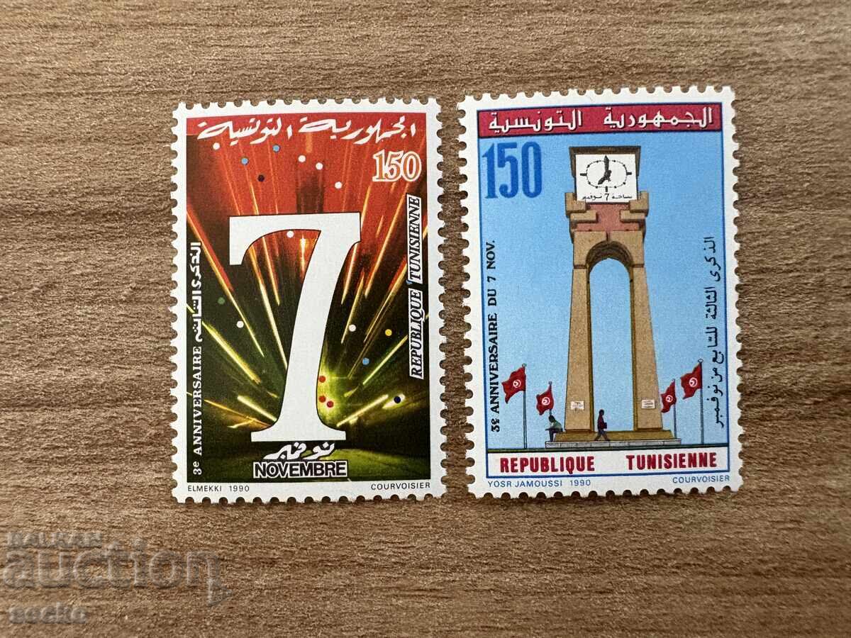 Tunisia - 3 ani de la declarația din 7.11.1987 (1990) MNH Tunisia - 3 ani de la declarația din 7.11.1987 (1990) MNH