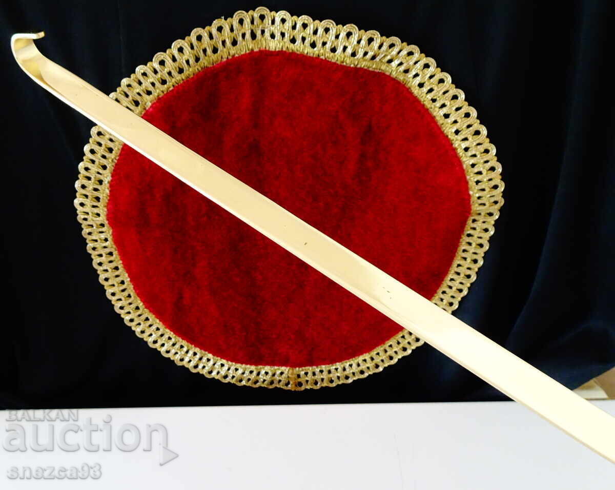 Large copper ladle, pure red honey - 5