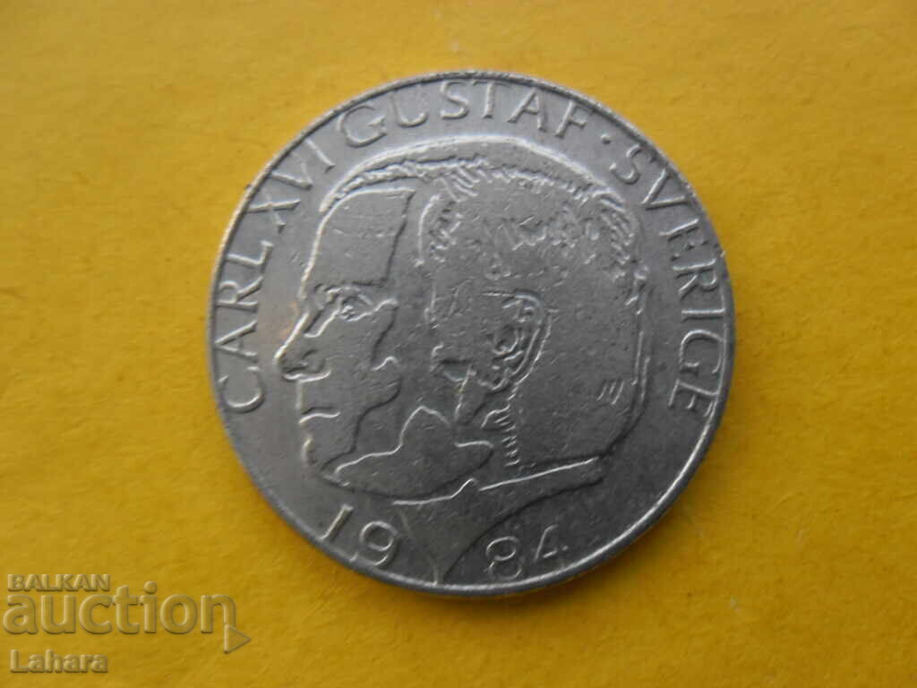 1 coroană 1984 Suedia cu preț 0.70 BGN | € 0.36
