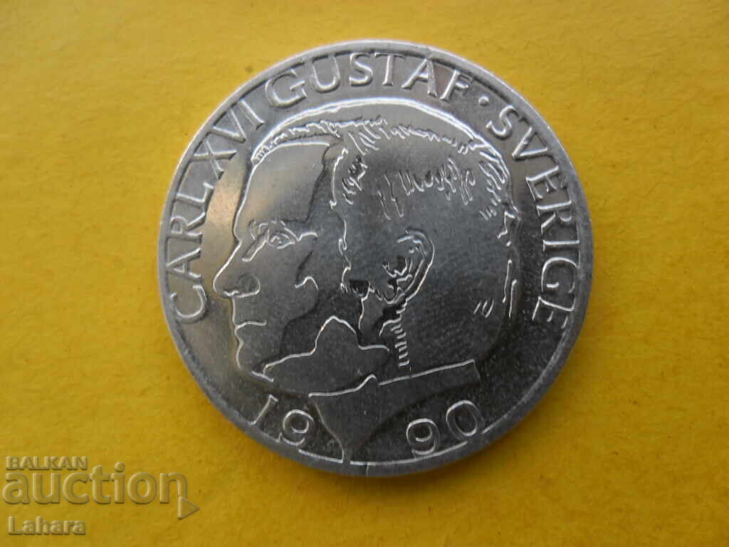 1 крона 1990 г. Швеция с цена 0.70 лв. | € 0.36