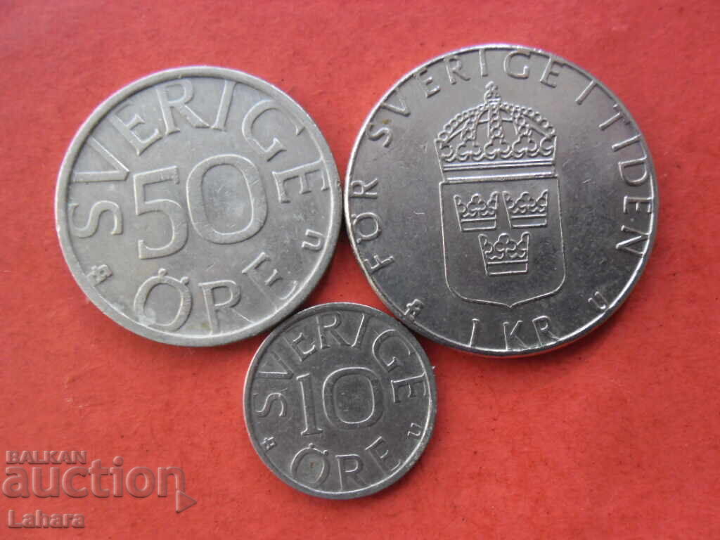 1 крона 10 и 50 оре 1978 г. Швеция с цена 1.20 лв. | € 0.61