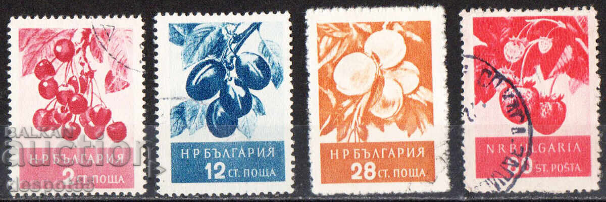 1956. Bulgaria. Fruits - Part II.