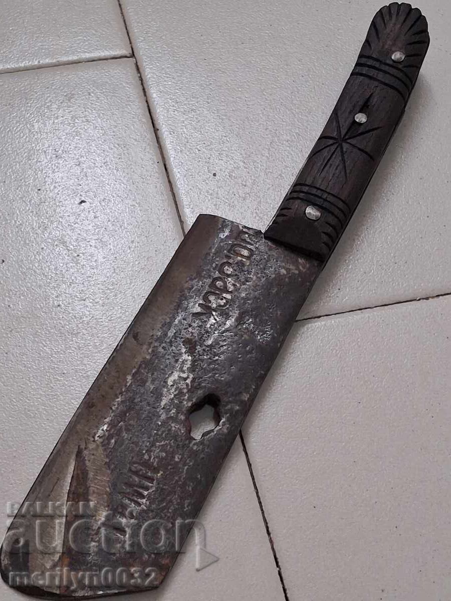 Topor de fier forjat, satâr, topor, cuțit Topor de fier forjat, satâr, topor, cuțit