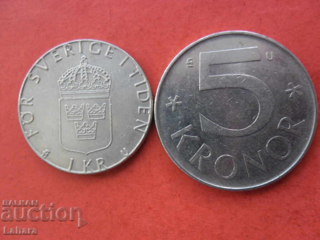 1 крона 5 крони 1983 г. Швеция с цена 1.20 лв. | € 0.61 1 крона 5 крони 1983 г. Швеция с цена 1.20 лв. | € 0.61