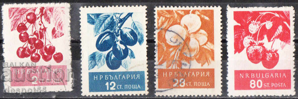 1956. Bulgaria. Fruits - Part II.