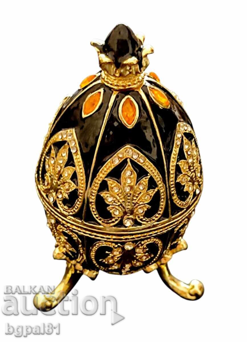 Кутии за бижута - Яйце тип"Фаберже" - различни модели и цвят - 7