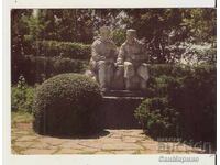 Κάρτα Βουλγαρία Πλέβεν Γ. Ντούμπνικ Λαύροβ Παρκ Σκούλπτουρα 3*