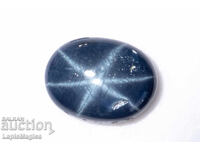 Blue Star Sapphire 1,54ct Caboșon oval cu 6 raze