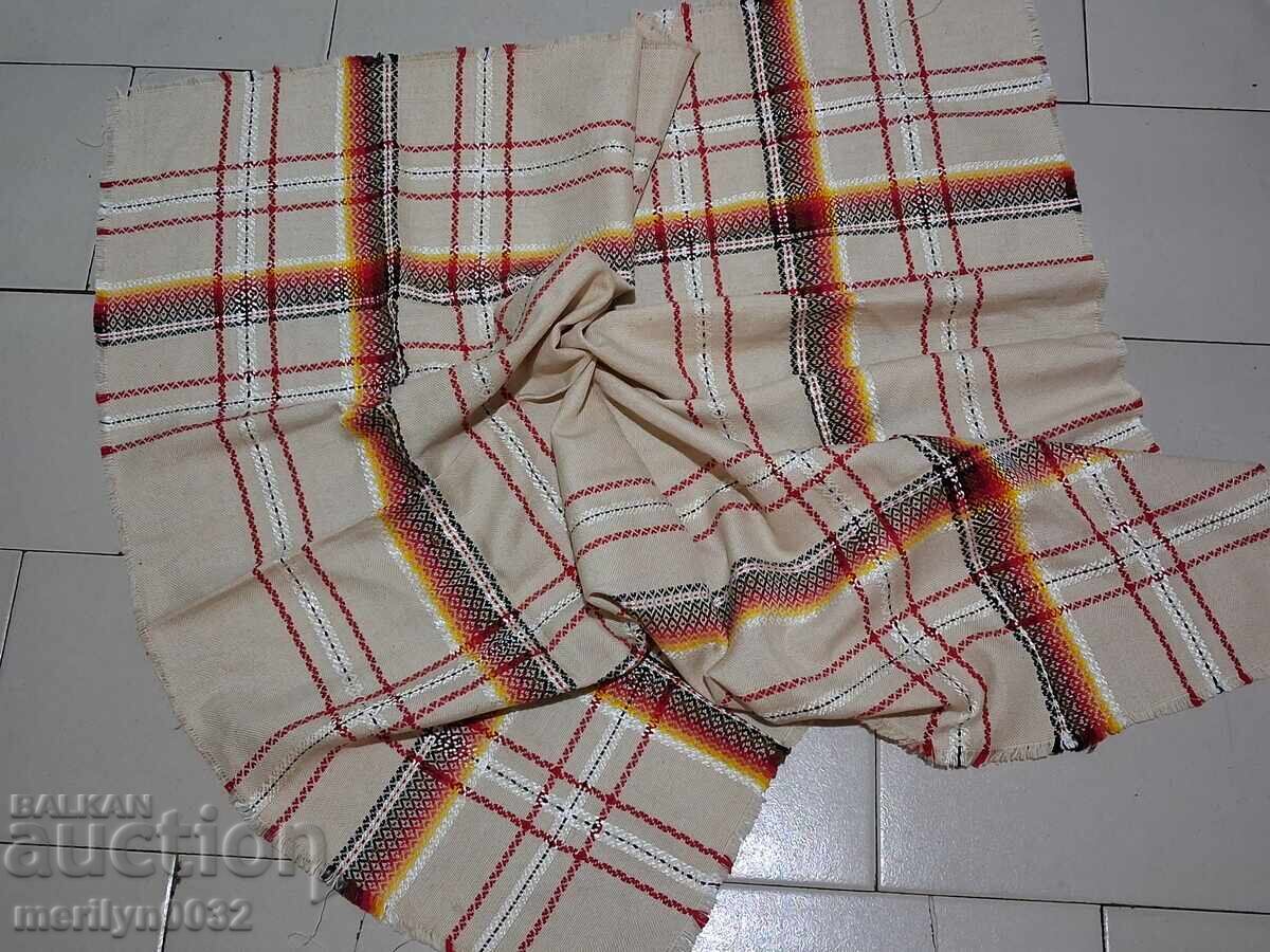 Δημοπρασία Παλιά καρό κουβέρτα με βουλγάρικο σχέδιο ΛΔΒ