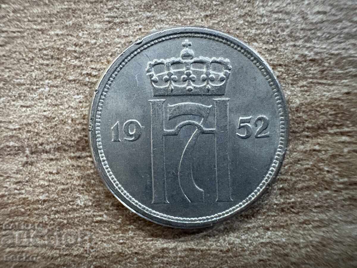 Norway - 10 øre (1952) with price 0.60 BGN | € 0.31