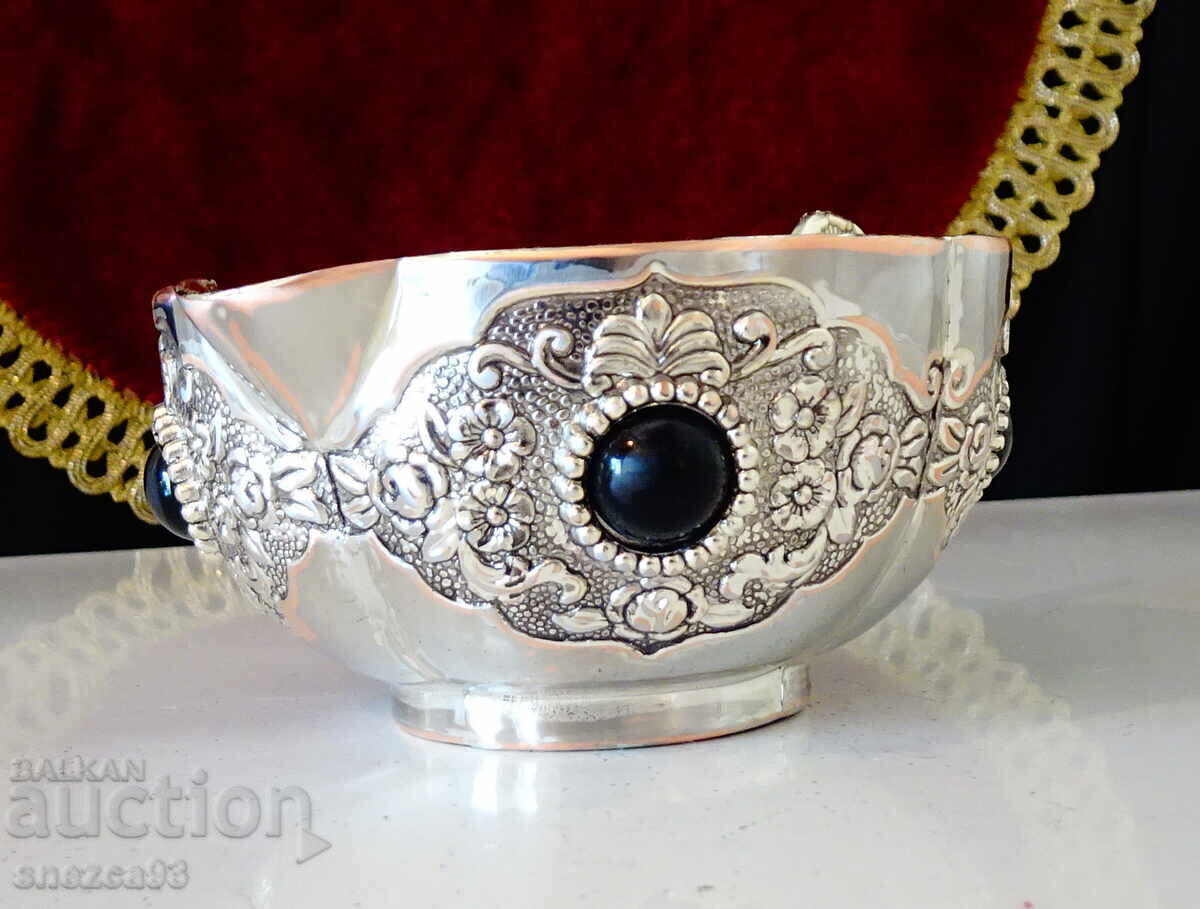 Δημοπρασία Ασημένια χάλκινη κανάτα, φλιτζάνι