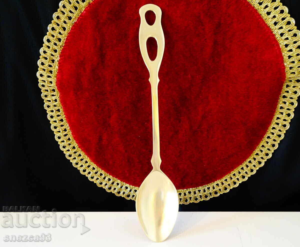Bronze cooking and serving spoon 30 cm - 5