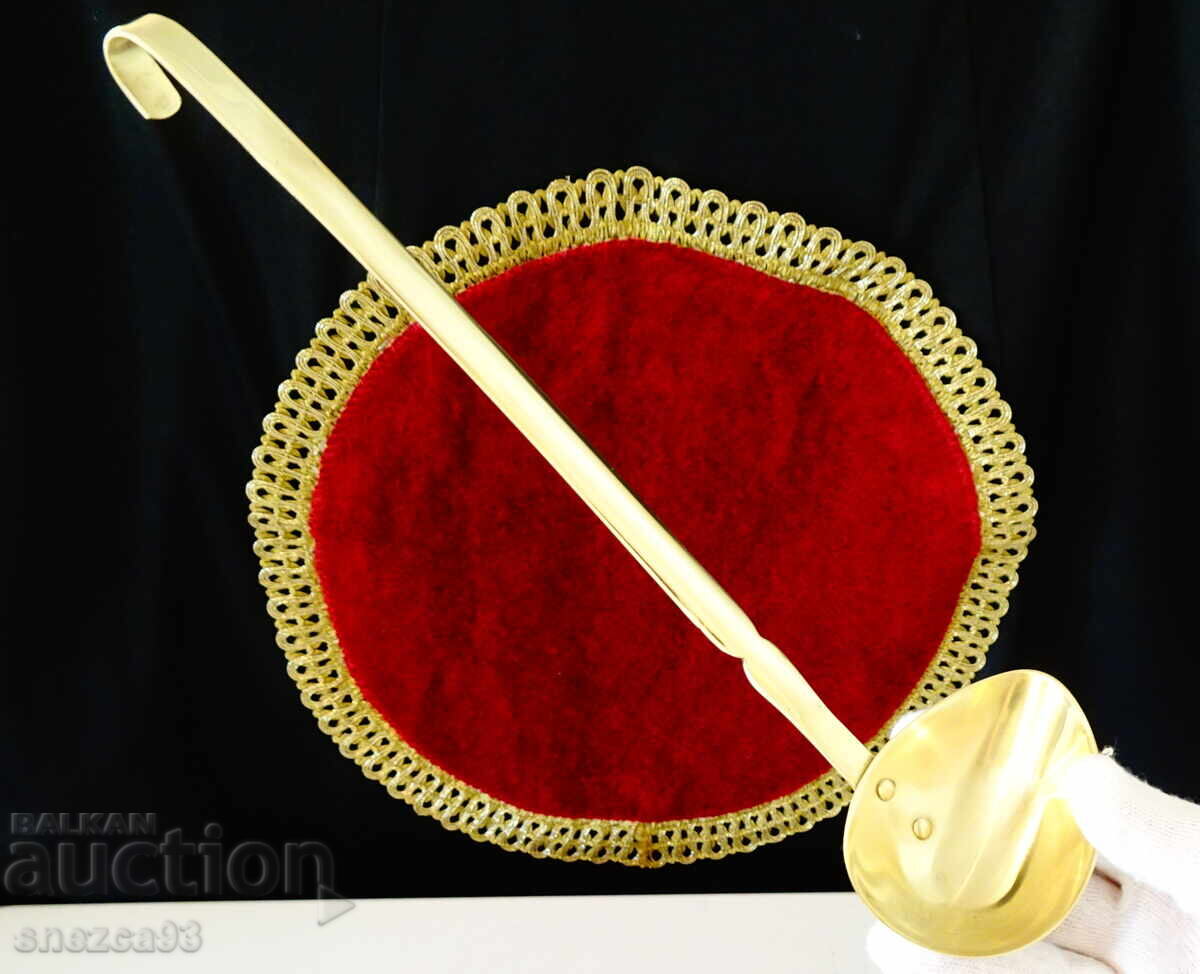 Bronze ladle, sauce spoon, sauces, serving with price 39.00 BGN | € 19.94