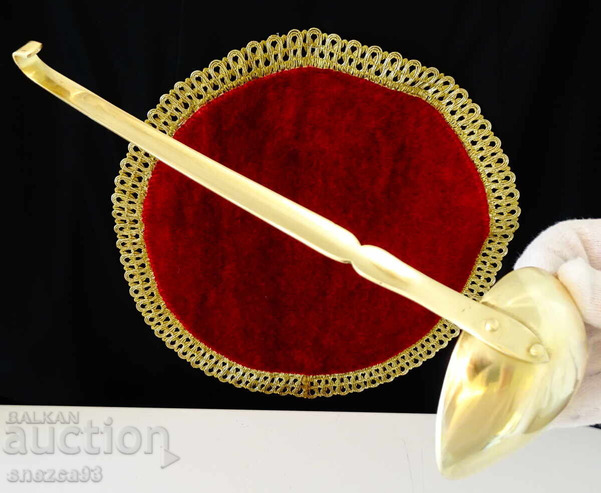 Auction  Bronze ladle, sauce spoon, sauces, serving