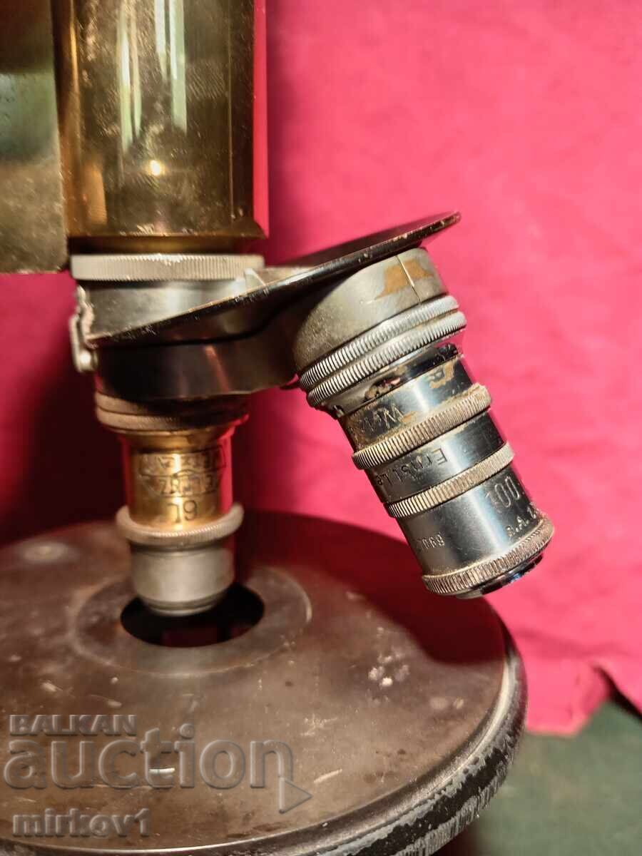 Антикварен германски колекционерски микроскоп - 7 Антикварен германски колекционерски микроскоп - 7