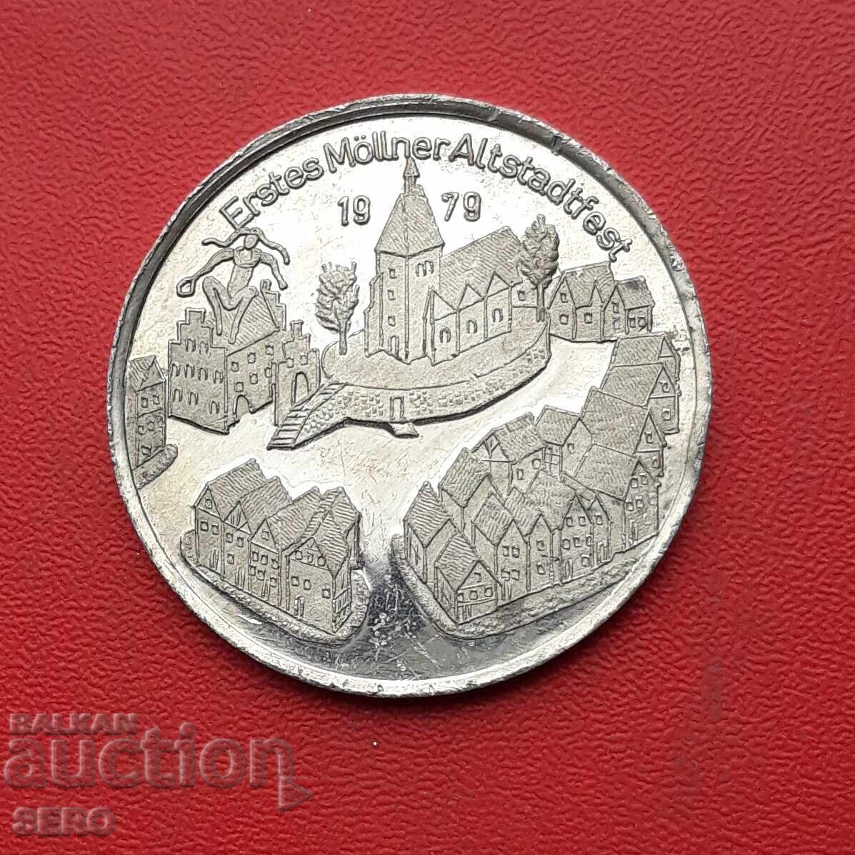 Μετάλλιο-Γερμανία-πόλη Μελν 1979