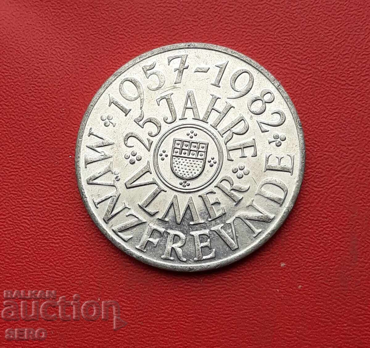 Μετάλλιο-Γερμανία-πλακέτα 1982