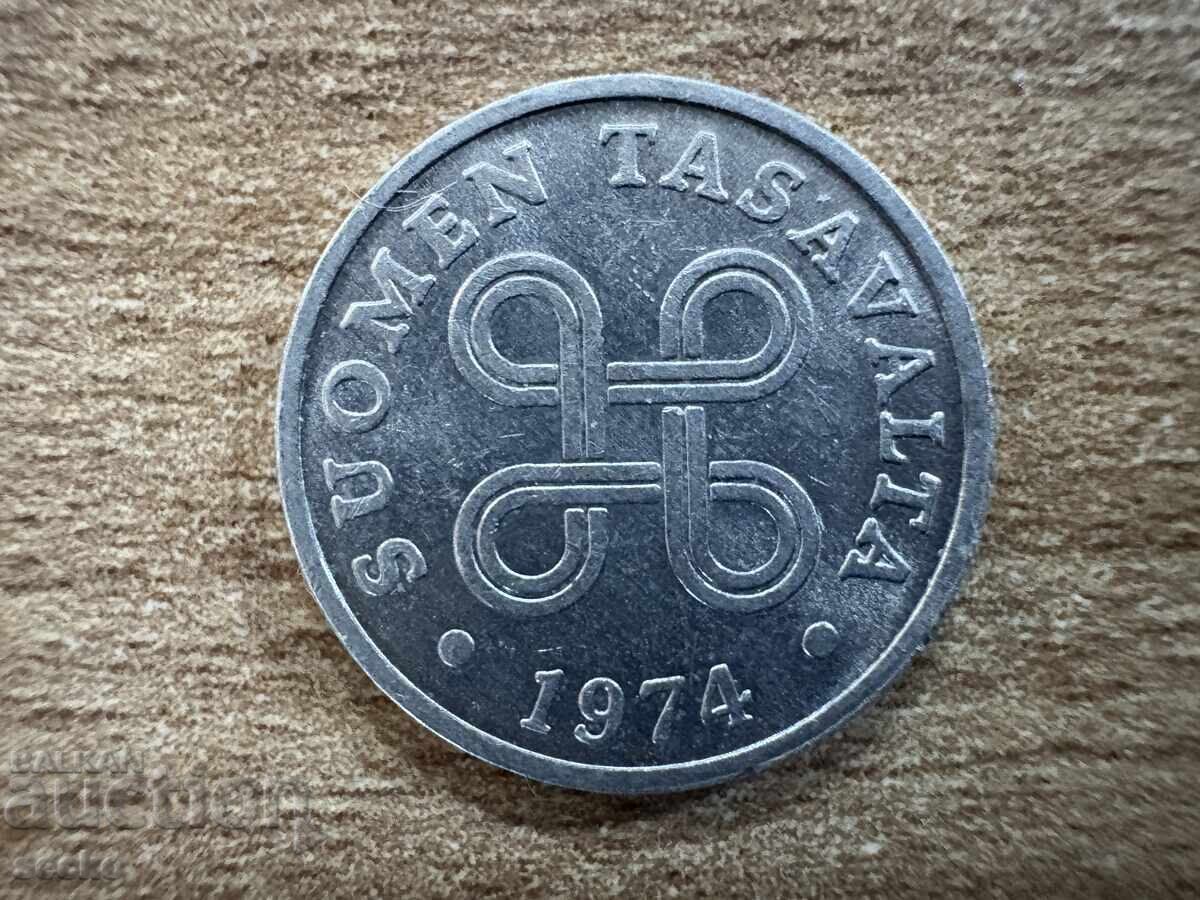 Φινλανδία - 1 πένι (1974) με τιμή 0.15 BGN | € 0.08