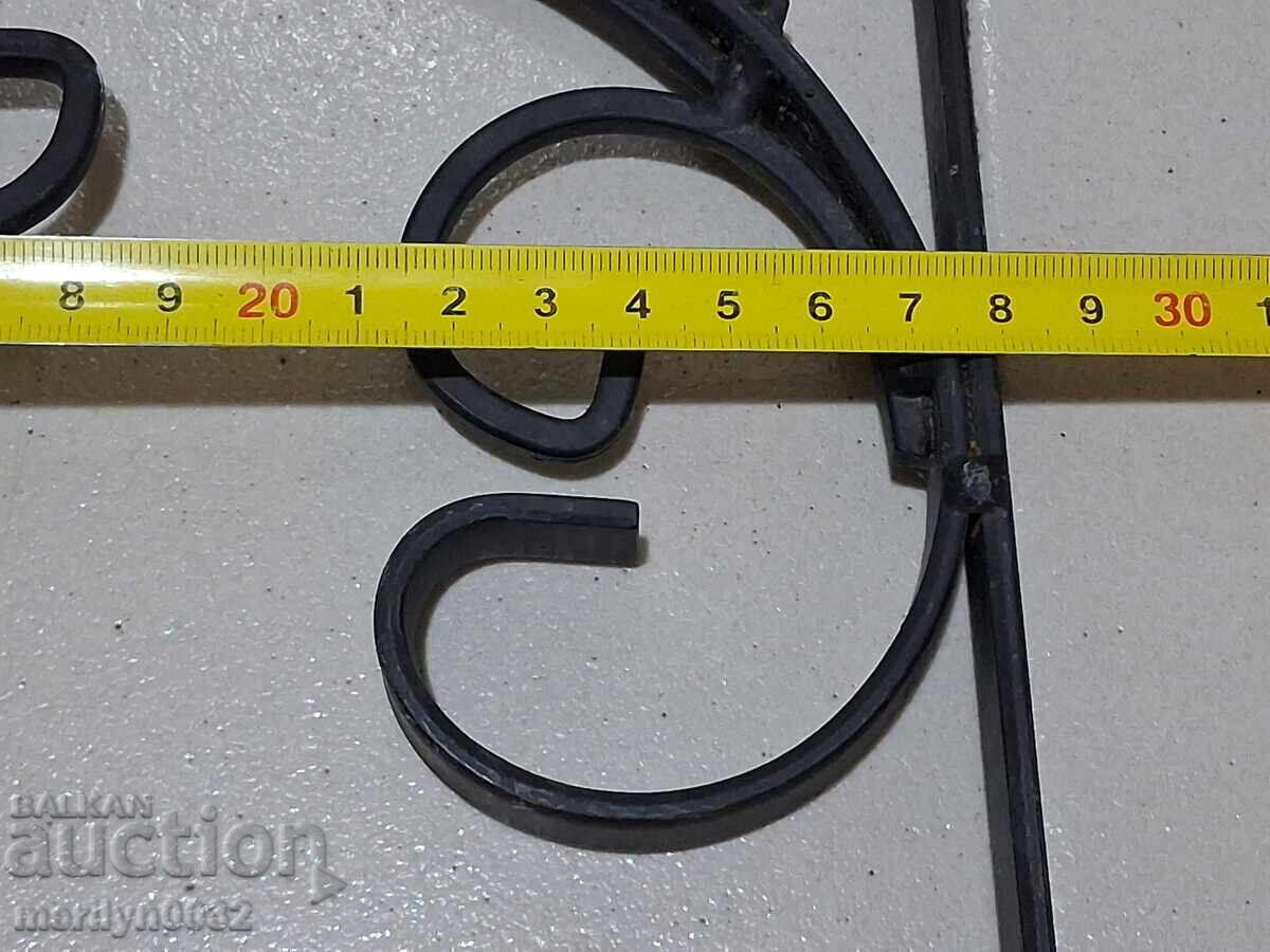 Стара метална декорация ковано желязо - 5