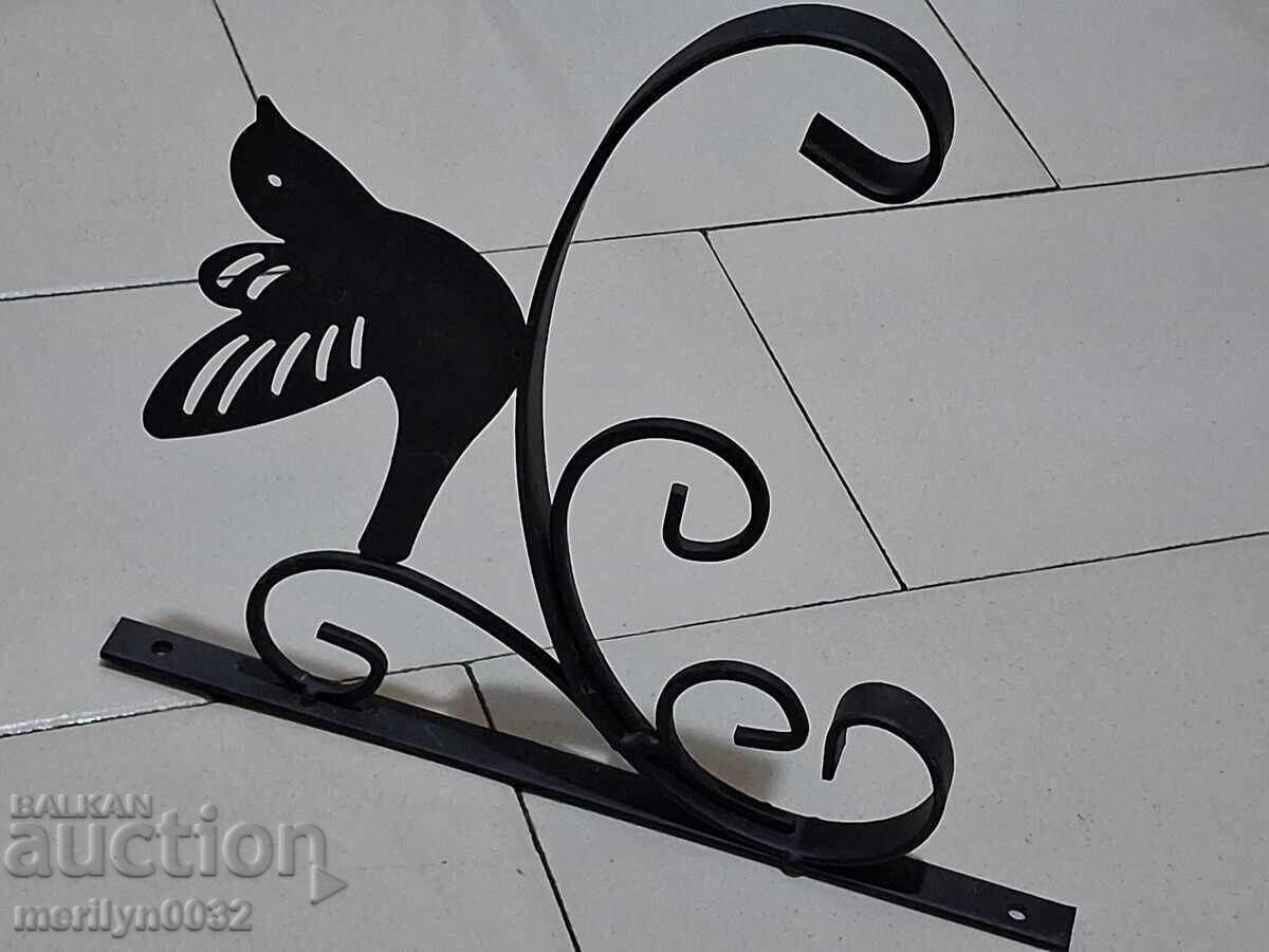 Стара метална декорация ковано желязо - 6