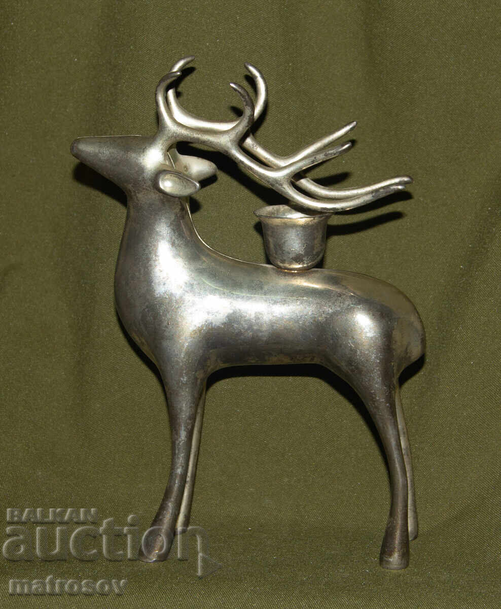 Аукцион Скулптура статуя свещник сребърно покритие Royal Zilverstad