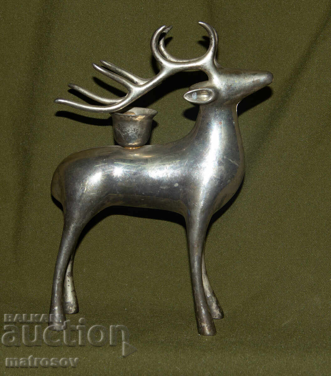 Скулптура статуя свещник сребърно покритие Royal Zilverstad