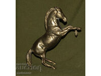 Sculptură originală din bronz, cal în picioare