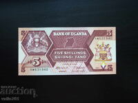 UGANDA 5 ȘILINCI 1987 NOU UNC
