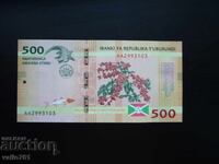 БУРУНДИ 500 ФРАНКА  2015  НОВА UNC