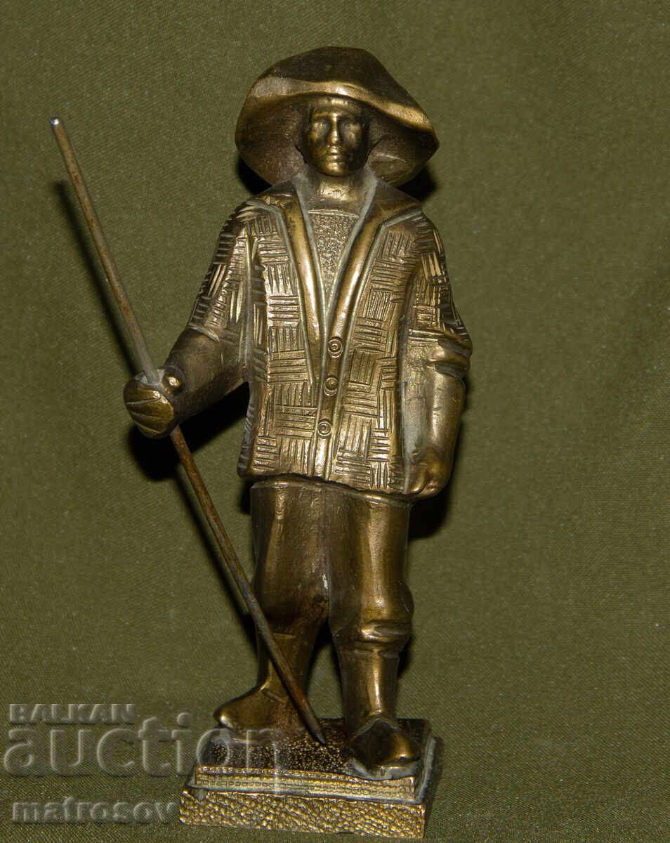 Original Bronze Sculptor Whale Hunter